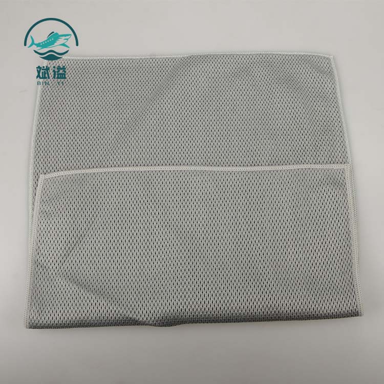 3D Sandwich mesh household dish cleaning microfiber towel